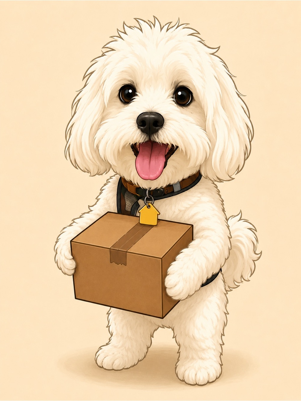 Snow’s 🐶 delivery service